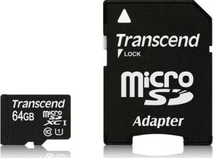 Karta Transcend Premium MicroSDXC 64 GB Class 10 UHS-I/U1  (TS64GUSDU1) 1