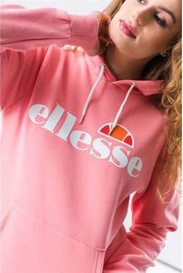 Ellesse Bluza Ellesse Damska TORICES OH HOODY PINK- Bluza Damska z Kapturem S 3