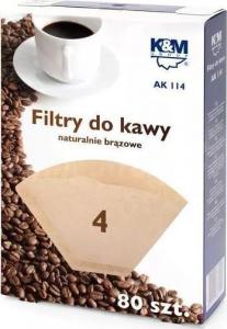 König & Meyer Filtry do kawy AK114 r. 4 80szt. 1