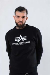 Alpha Industries Bluza Alpha Industries BASIC SWEATER 03 BLACK L 1
