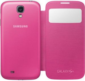 Samsung Etui I9500 S-View Pink (EF-CI950BPEGWW) 1