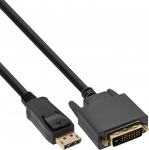 Kabel InLine DisplayPort - DVI-D 1m czarny (17111) 1