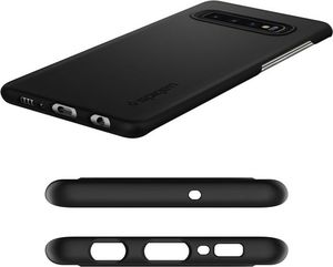 Spigen Nakładka Thin Fit do Samsung Galaxy S10 czarna 3