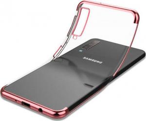 Alogy Nakładka Liquid Armor do Samsung Galaxy A7 2018 przezroczysto-różowa 2