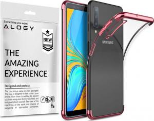 Alogy Nakładka Liquid Armor do Samsung Galaxy A7 2018 przezroczysto-różowa 3