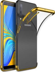 Alogy Nakładka Liquid Armor do Samsung Galaxy A7 2018 przezroczysto-złota 1