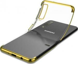 Alogy Nakładka Liquid Armor do Samsung Galaxy A7 2018 przezroczysto-złota 2