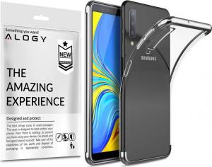 Alogy Nakładka Liquid Armor do Samsung Galaxy A7 2018 przezroczysto-srebrna 4