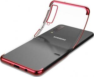 Alogy Nakładka Liquid Armor do Samsung Galaxy A7 2018 przezroczysto-czerwona 2