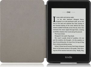 Pokrowiec Alogy Leather Smart Case do Kindle Paperwhite 4 Czarny połysk 4
