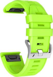 Alogy Gumowy pasek sportowy do Garmin Fenix 5/ 5 Plus Zielony uniwersalny 5