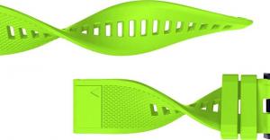 Alogy Gumowy pasek sportowy do Garmin Fenix 5/ 5 Plus Zielony uniwersalny 6