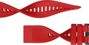 Alogy Gumowy pasek sportowy Alogy do Garmin Fenix 5/ 5 Plus czerwony uniwersalny 6