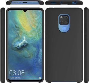Hurtel Silicone Case elastyczne silikonowe etui pokrowiec Huawei Mate 20 czarny uniwersalny 2