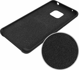 Hurtel Silicone Case elastyczne silikonowe etui pokrowiec Huawei Mate 20 czarny uniwersalny 3