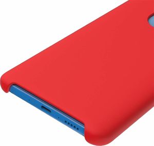 Hurtel Silicone Case elastyczne silikonowe etui pokrowiec Huawei Mate 20 czerwony uniwersalny 4