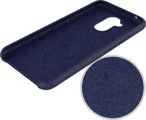 Hurtel Silicone Case elastyczne silikonowe etui pokrowiec Huawei Mate 20 Lite różowy uniwersalny 4