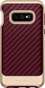 Spigen Nakładka Neo Hybrid do Samsung Galaxy S10e bordowo-srebrna 4
