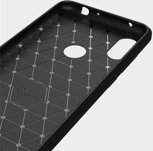 Hurtel Carbon Case elastyczne etui pokrowiec Xiaomi Redmi Note 6 Pro czarny uniwersalny 2