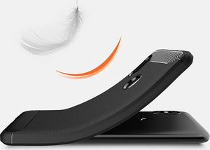 Hurtel Carbon Case elastyczne etui pokrowiec Xiaomi Redmi Note 6 Pro czarny uniwersalny 3