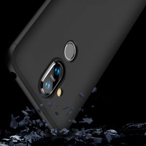Hurtel 360 Protection etui na całą obudowę przód + tył Nokia 8.1 / Nokia X7 czarny uniwersalny 3