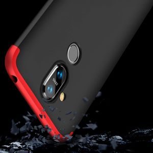 Hurtel 360 Protection etui na całą obudowę przód + tył Nokia 8.1 / Nokia X7 czarno-czerwony uniwersalny 3