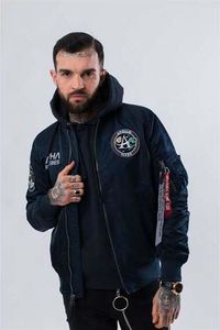 Kurtka męska Alpha Industries Kurtka Alpha Industries MA 1 MOON LANDING REV 07 REP BLUE M 1