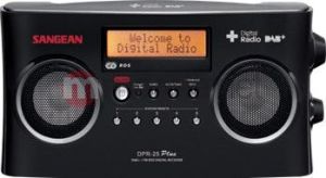 Radio Sangean DPR-25 Czarny (DPR25) 1