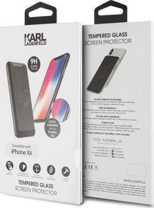 Karl Lagerfeld Karl Lagerfeld szkło hartowane iPhone Xr KLTGMI61TR Silohouette Magic Logo uniwersalny 2