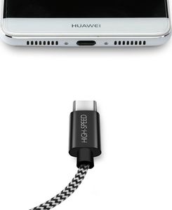 Kabel USB Dux Ducis USB-A - USB-C 3 m Czarny (6934913096635) 3