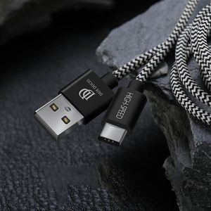Kabel USB Dux Ducis USB-A - USB-C 3 m Czarny (6934913096635) 6