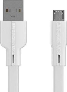 Kabel USB Proda USB-A - microUSB 1 m Biały 1