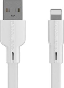 Kabel USB Proda USB-A - Lightning 1 m Biały (proda_20190305164136) 1