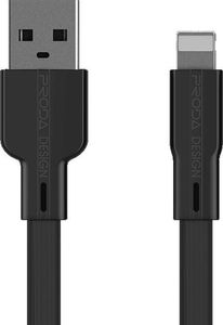 Kabel USB Proda USB-A - Lightning 1 m Czarny (proda_20190305163953) 1