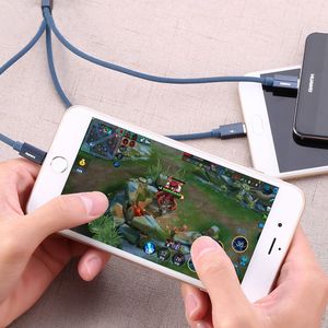 Kabel USB Remax USB-A - USB-C + microUSB + Lightning 1 m Zielony (1573-74475_20190322104857) 2