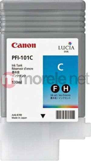 Tusz Canon PFI101C cyan (CF0884B001AA) 1