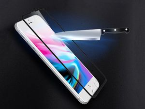 Rock Szkło hartowane Rock pełne full glue do Apple iPhone 6/7/8 czarne uniwersalny 3