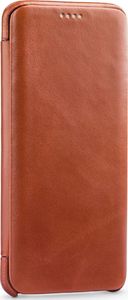 moVear Eleganckie Etui Samsung S9 SKÓRA z klapką Brązowy Galaxy G960F MOVEAR Standard 2