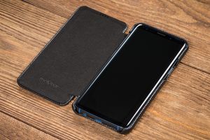 moVear Etui Galaxy S9 czarna SKÓRA na Samsung G960F MOVEAR Standard 7