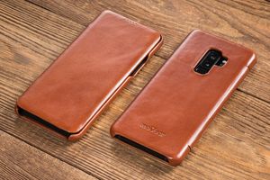 moVear Etui Samsung S9+ Brązowa SKÓRA Futerał Galaxy G965F Standard 8