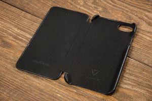 moVear Skórzane czarne etui Apple iPhone 7 iPhone 8 4.7" moVear Standard 5