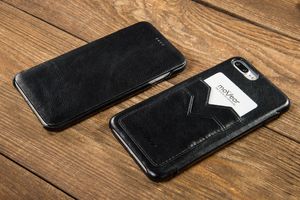 moVear Etui slim iPhone 8 Plus / 7 Plus 5.5" moVear Skórzane, czarne Standard 6