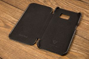 moVear Etui Samsung Galaxy S7 EDGE (G935F) MOVEAR Czarna SKÓRA Kieszonki na Karty Standard 7