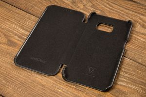 moVear MOVEAR Etui Slim Galaxy S7 Edge Czarny skóra gładka Samsung G935F Standard 7