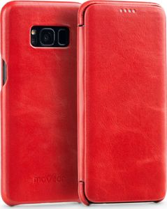 moVear Etui Galaxy S8 Czarwona SKÓRA na Samsung G950F MOVEAR Standard 1