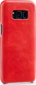 moVear Etui Galaxy S8 Czarwona SKÓRA na Samsung G950F MOVEAR Standard 3
