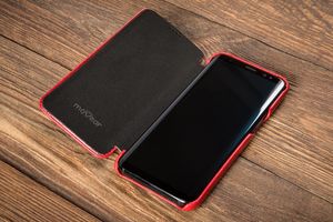 moVear Etui Galaxy S8 Czarwona SKÓRA na Samsung G950F MOVEAR Standard 5