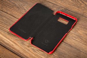 moVear Etui Galaxy S8 Czarwona SKÓRA na Samsung G950F MOVEAR Standard 8