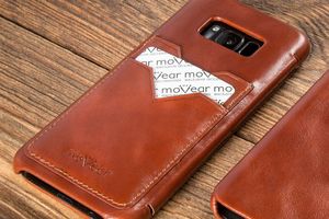 moVear Etui Samsung S8 Brązowa SKÓRA Futerał Galaxy G950F Standard 6