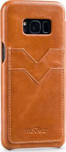 moVear MOVEAR Etui Samsung Galaxy S8 SKÓRA Brązowy G950F Kieszonka na kartę Standard 2